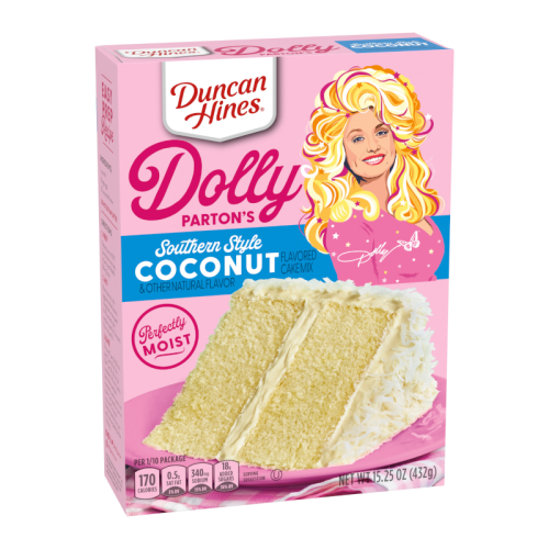 Duncan Hines Dolly Parton's Southern Style Coconut Cake Mix - 15.25oz (432g)