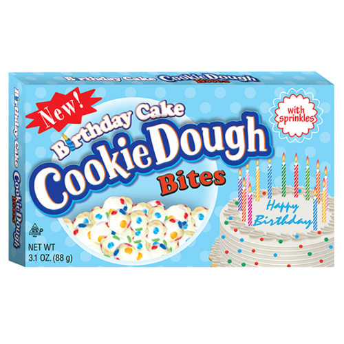 Birthday Cake Cookie Dough Bites Theatre Box - 3.1oz (88g)
