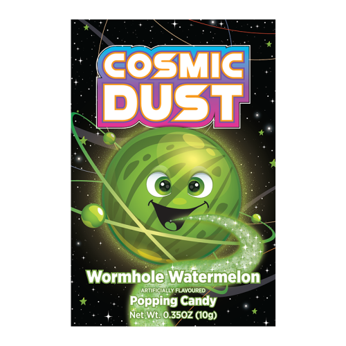 Cosmic Dust Wormhole Watermelon Popping Candy - 0.35oz (10g)
