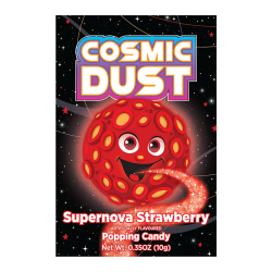 Cosmic Dust Supernova Strawberry Popping Candy - 0.35oz (10g)