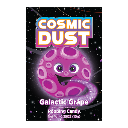 Cosmic Dust Galactic Grape Popping Candy - 0.35oz (10g)