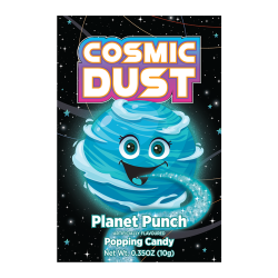 Cosmic Dust Planet Punch Popping Candy - 0.35oz (10g)