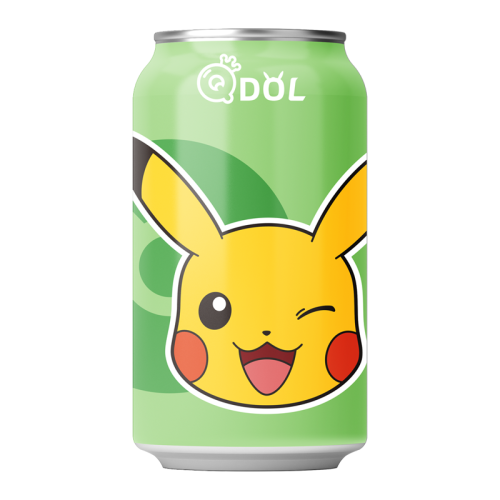 QDOL Pokemon Pikachu Lime Flavour Sparkling Water - 330ml
