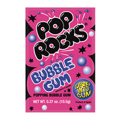 Pop Rocks Bubble Gum - 10.5g