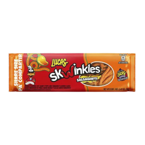 Lucas Skwinkles Salsagheti Mango King Size - 2.47oz (70g)