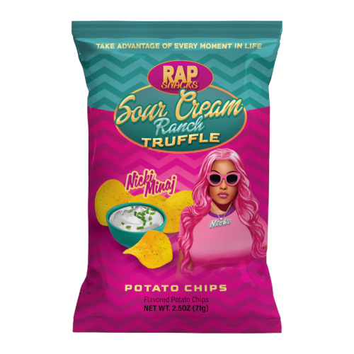 Rap Snacks Nicki Minaj Sour Cream Ranch Truffle - 2.5oz (71g)
