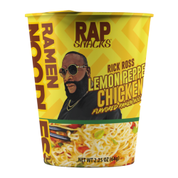 Rap Snacks: Lemon Pepper Chicken Flavored Ramen Noodles - 2.25oz (64g)
