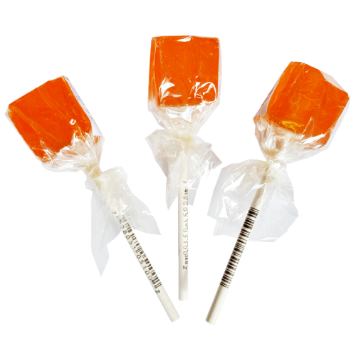 Espeez - Orange Cube Lollipop SINGLE 0.74oz (21g)