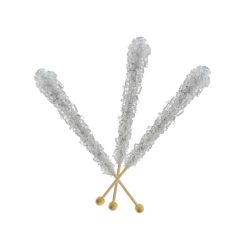 Espeez - Rock Candy on a Stick - Silver - SINGLE 0.8oz (22g)