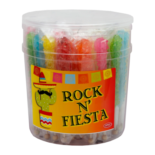 Espeez - Fiesta Rock Candy on a Stick - Assorted - SINGLE 0.8oz (22g)