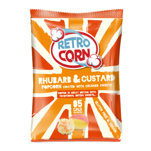 Retrocorn Rhubarb & Custard Popcorn - 35g
