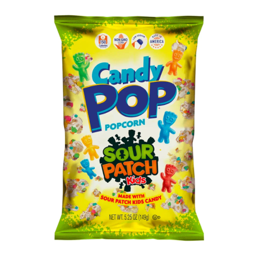 Candy Pop Sour Patch Kids Popcorn - 149g [Canadian]