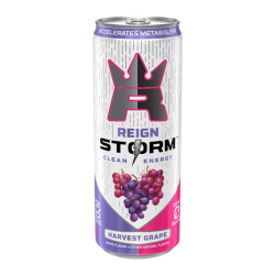 Reign Storm Clean Energy Harvest Grape - 12floz (355ml)