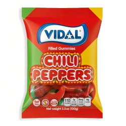 Vidal Spicy Chili Peppers - 3.5oz (100g)