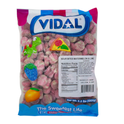 Vidal Sour Bites Watermelon & Lime - 2.2lb (1kg)