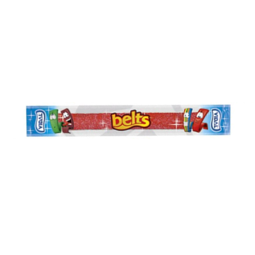 Vidal Sour Belts Strawberry - SINGLE