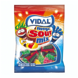 Vidal Mega Sour Mix - 90g