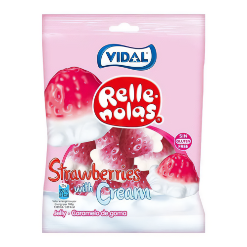 Vidal Relle Nolas Strawberries with Cream - 2.99oz (85g)