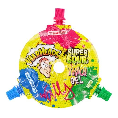 Warheads Super Sour Trio Gel Wheel - 51g [UK]