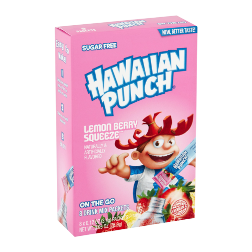 Hawaiian Punch - Singles to Go! Lemon Berry Squeeze - 0.95oz (26.9g)