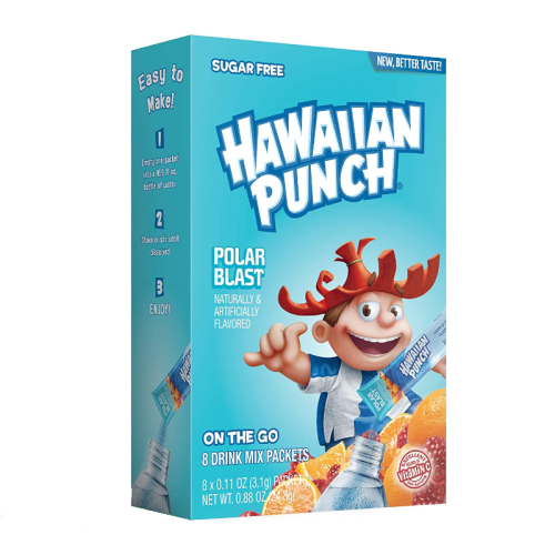 Hawaiian Punch - Singles to Go! Polar Blast - 0.76oz (21.4g)