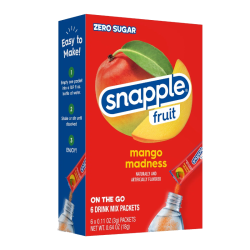 Snapple Fruit Singles To Go! Mango Madness - 0.64oz (18g)