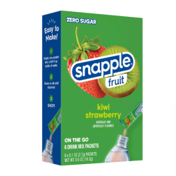 Snapple Fruit Singles To Go! Kiwi Strawberry - 0.6oz (16.2g)