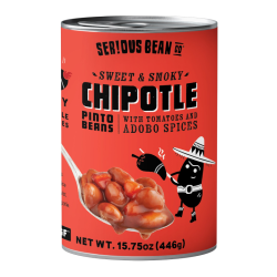 Serious Bean Co Chipotle Pinto Beans - 15.75oz (446g)