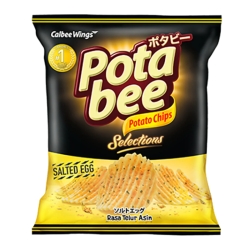 Potabee Salted Egg Potato Chips - 68g