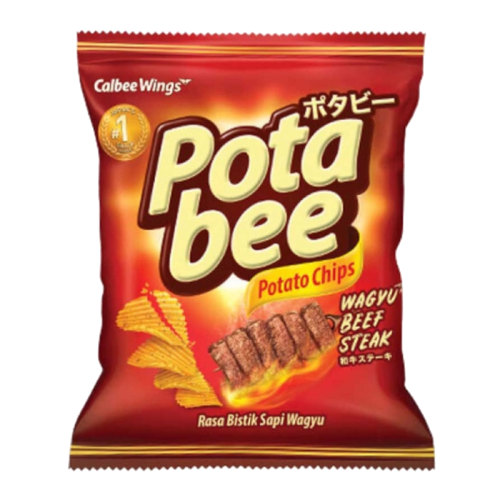 Potabee Wagyu Beef Steak Potato Chips - 68g