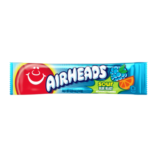 Airheads Sour Blue Blast Bar - 0.55oz (15.6g)