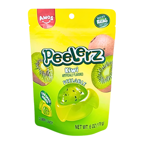 Amos Peelerz Gummy Kiwi - 6oz (170g)