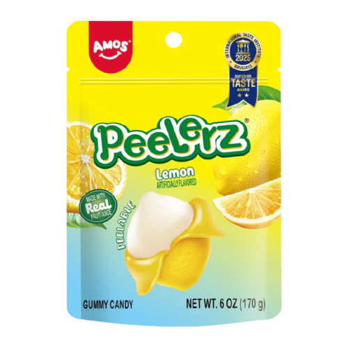 Amos Peelerz Gummy Lemon - 6oz (170g)