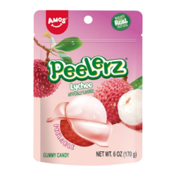 Amos Peelerz Gummy Lychee - 6oz (170g)