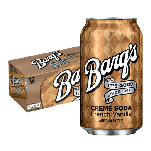 Barq's French Vanilla Crème Soda - 12-Pack (12 x 12fl.oz (355ml))