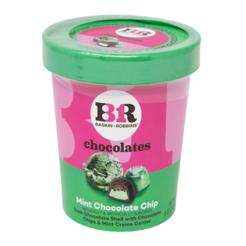 Baskin Robbins Chocolates Mint Chocolate Chip - 5oz (142g)