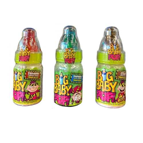 Bazooka Mega Sour Big Baby Pop - 32g [UK]