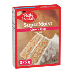 Betty Crocker Super Moist Cherry Chip Cake Mix - 375g [Canadian]