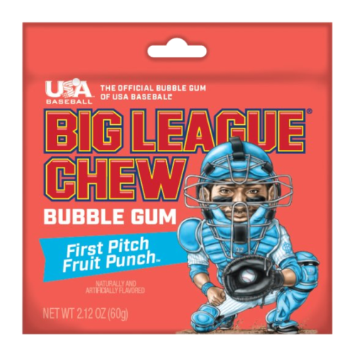 Big League Chew Fruit Punch Bubble Gum - 2.12oz (60g)