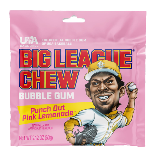 Big League Chew Punch Out Pink Lemonade - 2.12oz (60g)