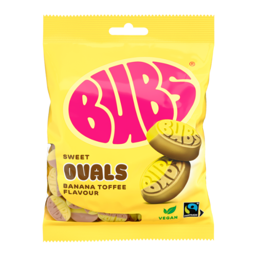BUBS Sweet Ovals Banana Toffee - 5.5oz (156g)