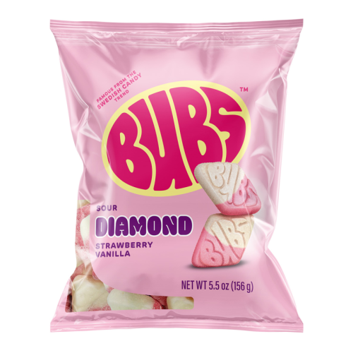 BUBS Sour Diamonds Strawberry Vanilla - 5.5oz (156g)