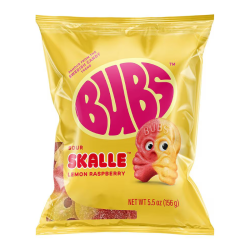 BUBS Sour Skulls Lemon Raspberry - 5.5oz (156g)