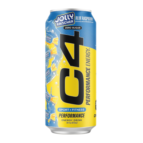 C4 Zero Sugar Energy x Jolly Rancher Blue Raspberry - 16fl.oz (473ml)