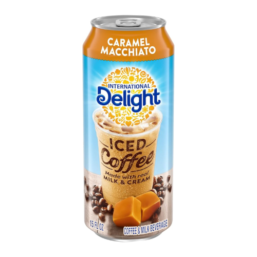 International Delight Caramel Macchiato Iced Coffee Can - 15oz (443ml)