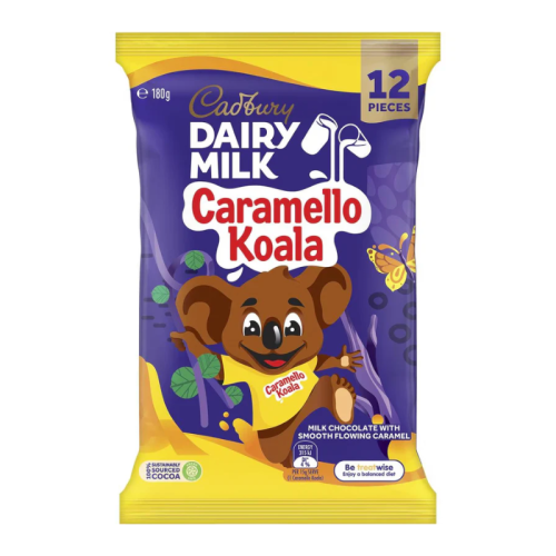 Cadbury Dairy Milk Caramello Koala 12-Pack - 180g [Australian]