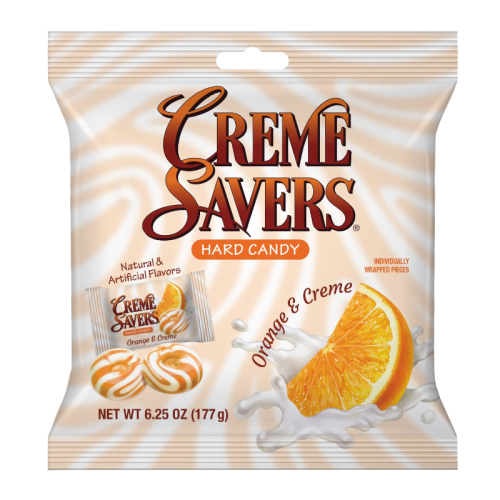 Creme Savers Hard Candy Orange & Cream - 6.25oz (177g)