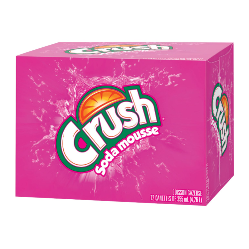 Crush Cream Soda - 355ml [12-PACK] [Canadian]