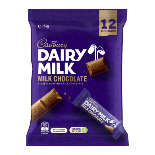 Cadbury Dairy Milk 12-Pack - 144g [Australian]