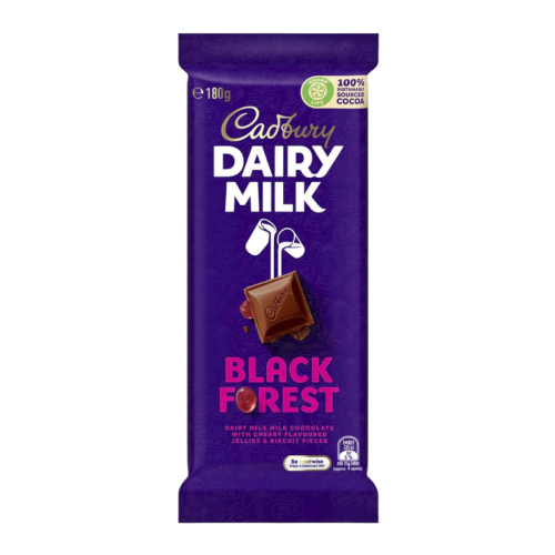 Cadbury Dairy Milk Black Forest - 180g [Australian]